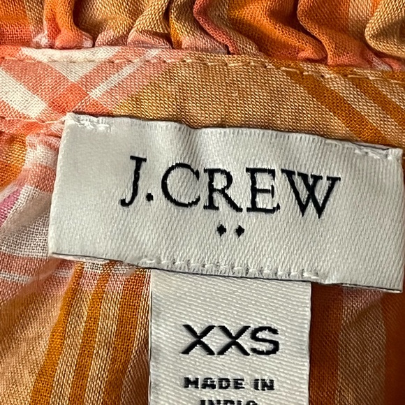 J Crew Plaid/Gingham Blouse - Picture 4 of 5
